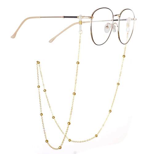 Fashion Woman Sunglasses Chain Cylinder Bead Chain Anti-Fall
