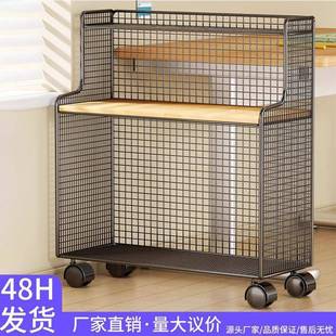 收纳箱学生教室用书箱装书箱子桌下书本置物架书桌旁可移动小推车