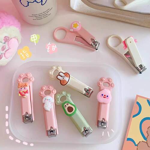 Mini Cute Adult Home Use Nail Clipper, Single Piece, Cartoon