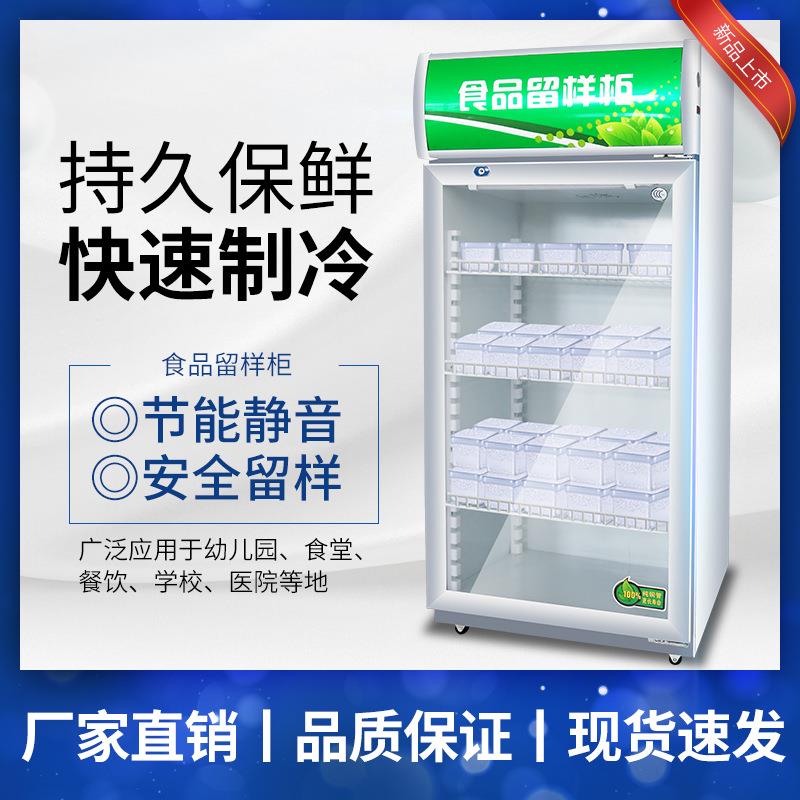 食留样柜冷藏保鲜幼儿带锁餐耀弛厅园食堂用型冰箱商用展示品留小