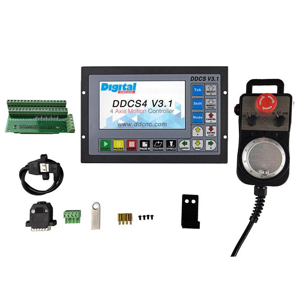 雕刻机 mach3脱机运动控制器 DDCSV3.1+6轴急停手轮