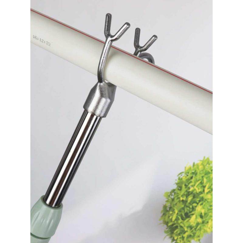 撑衣杆金属双锁晾衣叉不锈钢伸缩取物阳台挑衣杆叉晒衣杆衣叉新品,家装主材,晾杆,淘宝优惠券,粉丝福利购,淘宝优惠卷