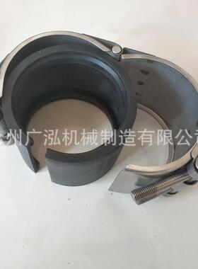 04不锈钢管道修LAP补器双卡PVC道式连接器单卡管道快速修补管连接