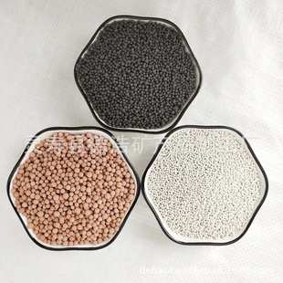 黄土球麦饭石陶瓷球 坐垫床垫填充颗粒花卉铺面彩色陶瓷球 红土球