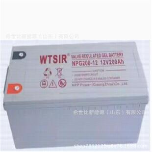 12铅酸免维护12V250AH电力工程直流系统 WTSIR维塔斯蓄电池NP250