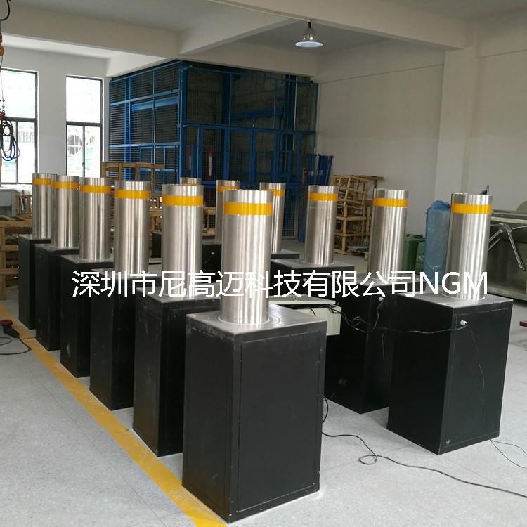 高端电液一体自动升降防撞柱 崇左学校道路升缩挡路地柱 防恐止车