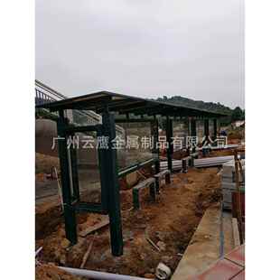 厂家专业生产公交车候车亭 复古候车亭 宣传栏 公交车站台