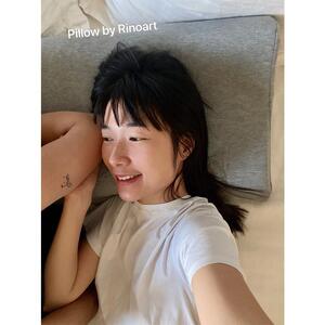 RINOART | 天然乳胶枕头护颈椎助睡眠专用全乳胶V脸人体工学除菌