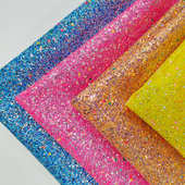 饰服装 手袋革舞台装 革皮革 直销1.2mm闪粉格利特面料