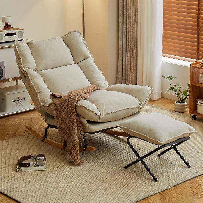 懒人沙发椅家用摇摇椅子成人午休午睡躺椅阳台休闲椅卧室单人摇椅