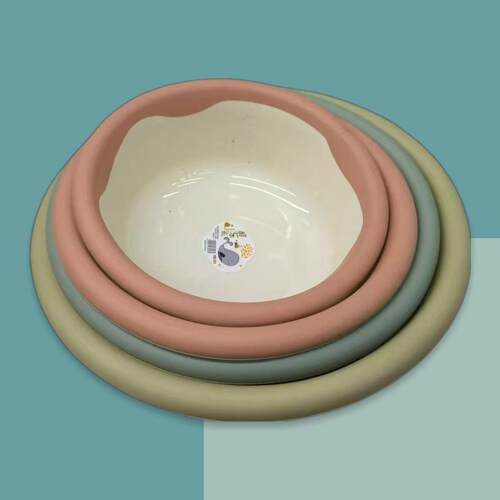 Thickened household washing and face basin, simple plastic b
