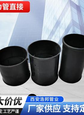 厂家供应MPP电力管直接塑料管直通pvc管接头加厚黑色橙色MPP管175