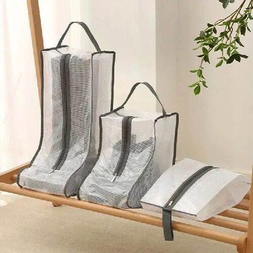 Portable Shoes Storage Bags Zipper Waterproof Dustproof