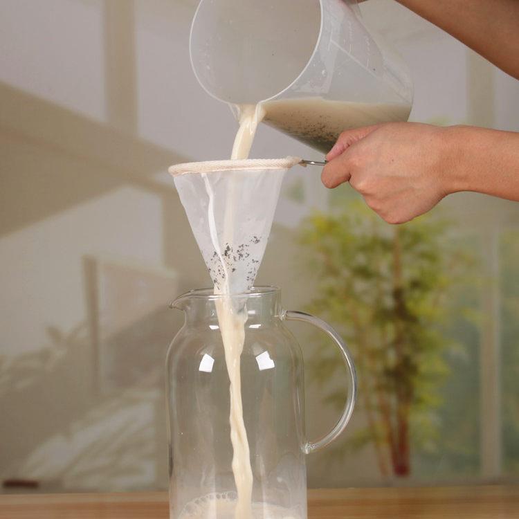 豆浆果汁过滤器咖啡奶茶超细过滤袋茶渣葡萄酒漏勺家用厨房过滤网