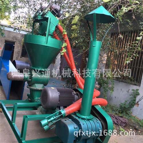 粉末料气力输送机 扬程气力软管输送机 粉料入气力吸粮机