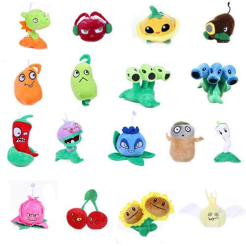 1pcs Plants vs Zombies Stuffed Plush Toys 13-20cm PVZ Plants