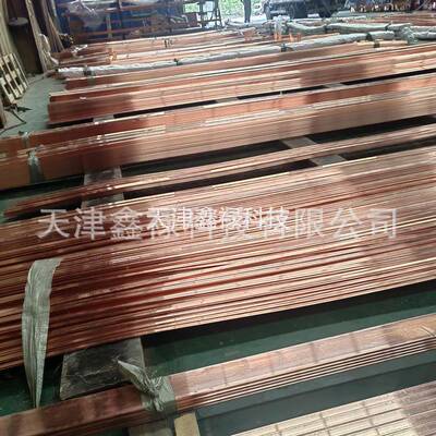 天津t2紫排100铜*10镀锡紫铜排倒角铜卷国标紫铜排NLL排切割高排