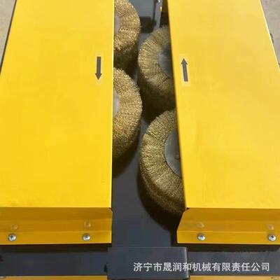 圆多功能四面钢RQO钢筋除锈机直螺纹管钢筋方管各种材打磨除锈机