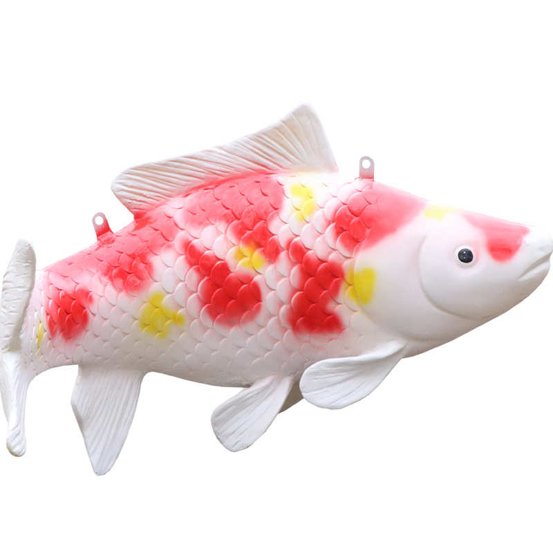 仿真鲤鱼灯摆件户外吊装海洋主题雕塑发光鱼酒店公园景区水池装饰