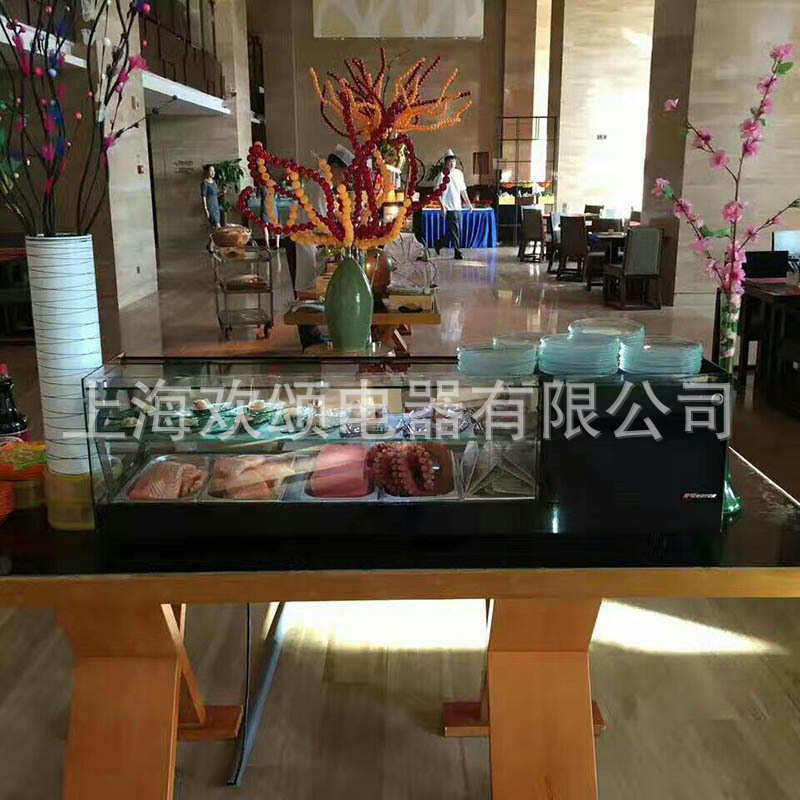 双层台式寿司柜冷藏展示柜熟食保鲜柜沙拉冰柜三文鱼刺身直冷保鲜
