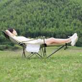 探险者户外折叠躺椅便携式 休闲钓鱼椅子露营凳子午休床阳台沙滩椅