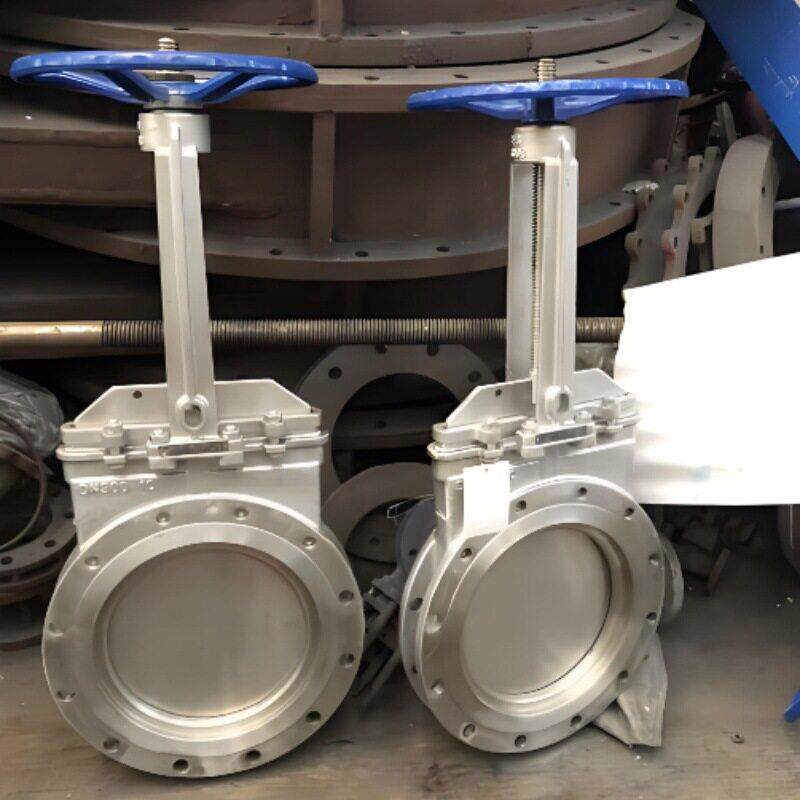 PZ73X-16P DN350 手动刀型闸阀 手动不锈钢刀型闸阀 手动浆液阀