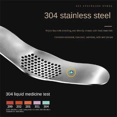 Ginger Grinder 304 Stainless Steel Arc 18.5cm Multifunction