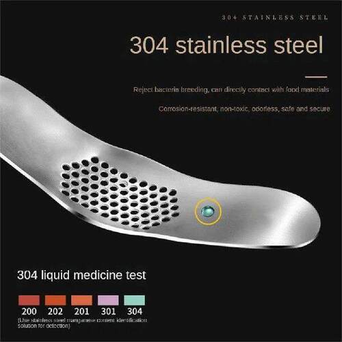 Ginger Grinder 304 Stainless Steel Arc 18.5cm Multifunction