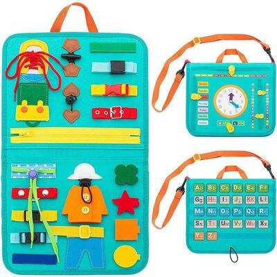 Kids Montessori Toys Educational Baby Busy Board Cartoon Ear