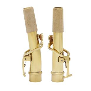 高音萨克斯直脖弯脖两个装 银色两节两脖管吹管连接专业乐器配件