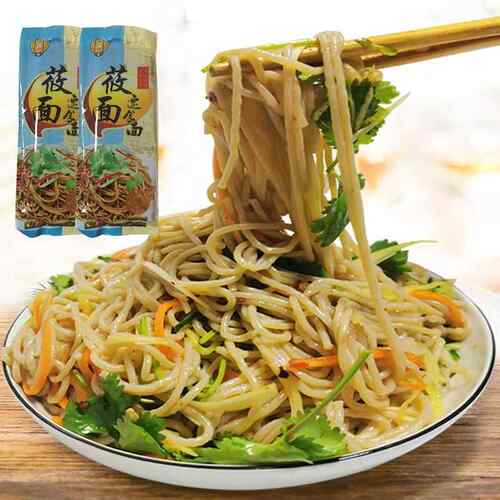 免煮莜面条山西特产代餐低脂粗粮泡面饸络挂面速食面方便面条