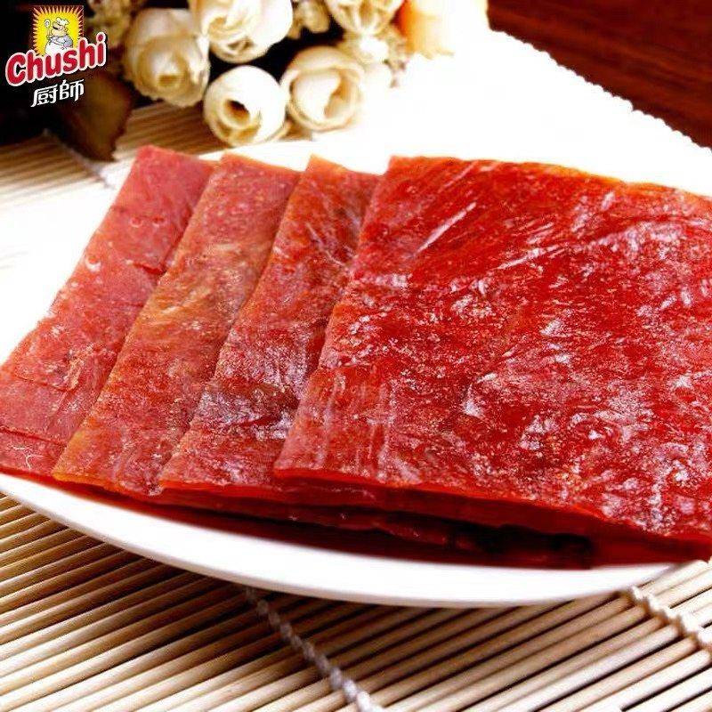 厨师猪肉脯18g大片肉铺猪肉干福建特产独立包装80后温州怀旧小吃