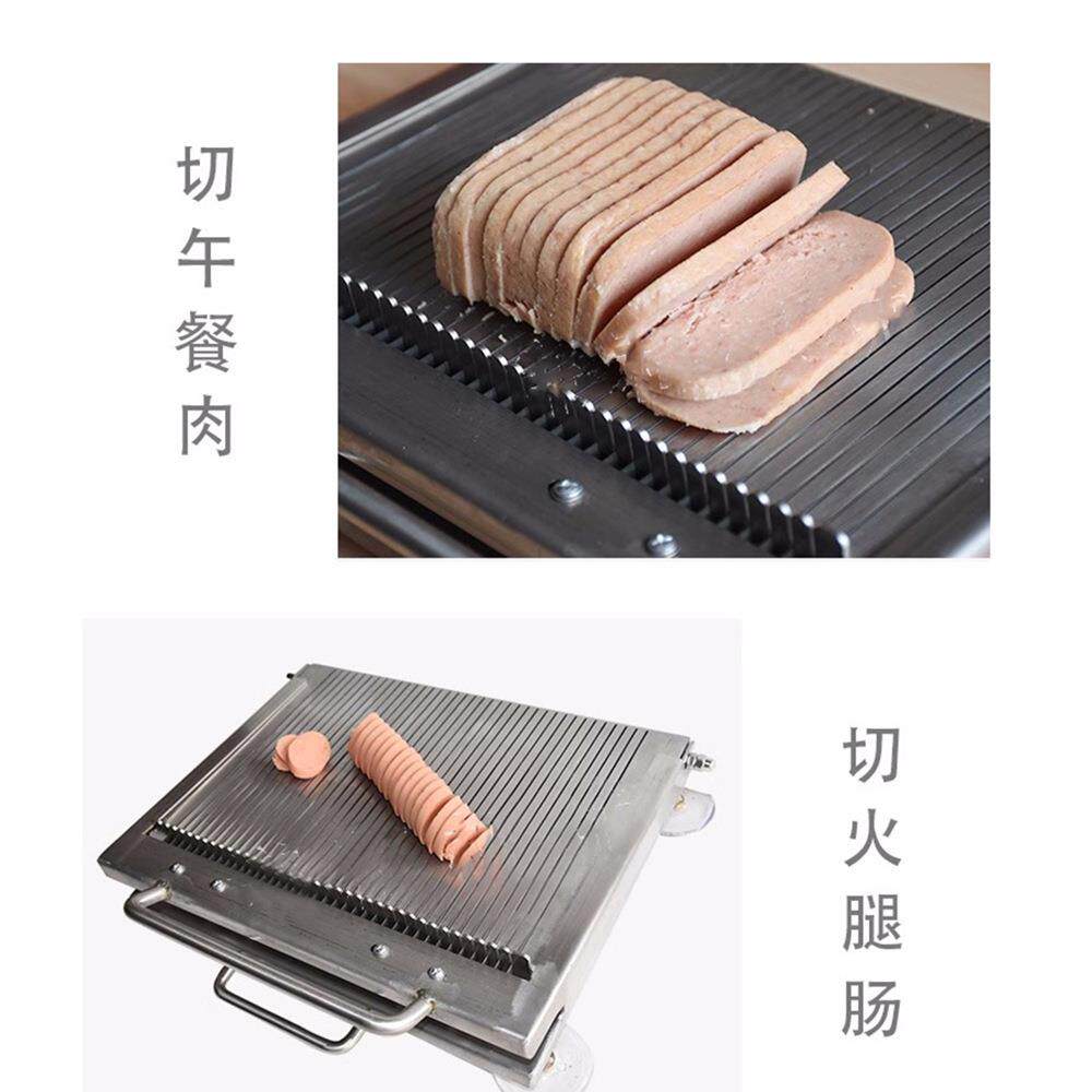 手压切凉皮机午餐肉火腿肠鸭血豆腐切片神器切片机切割机寿司卷