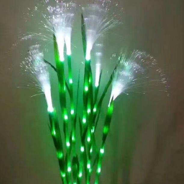 1.45米LED户外光纤芦苇灯发光灯杆芦苇地插灯防水
