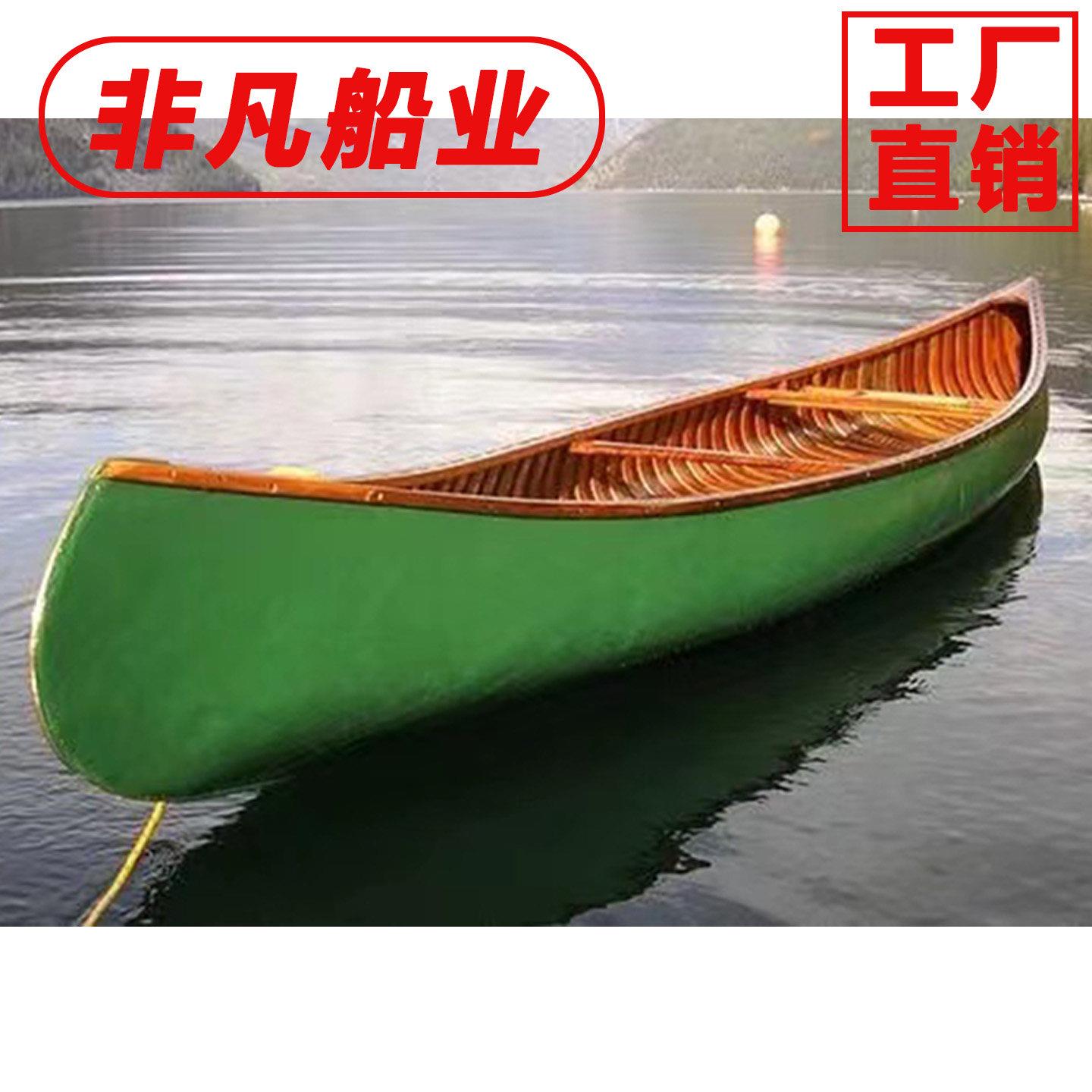 欧式摄影实木水上装饰小木船景观花船舞台道具船公园手画船直销