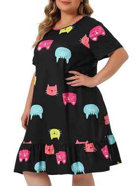 Clothes Clothing Pajamas Comfortable Plus Dress Womens Size