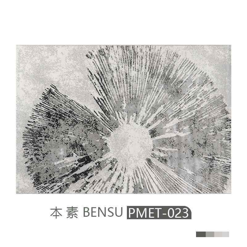 高档土耳地毯客厅灰色简约后现代沙发茶其几意毯式轻奢卧地室毯抽