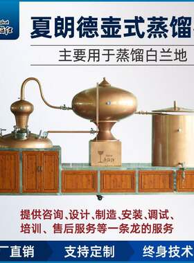 来图加工定制夏朗德壶式T2紫铜蒸馏器白兰地威士忌酿酒设备帝伯仕
