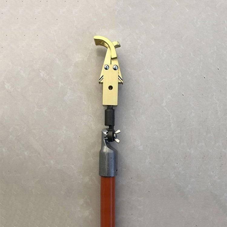 带电作业老鹰夹头锁杆 便携式耐高压防护杆 绝缘树脂保护杆