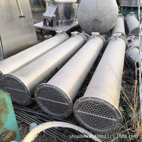 全新小型不锈钢冷凝器列管冷凝器工业降温设备小平方冷凝器