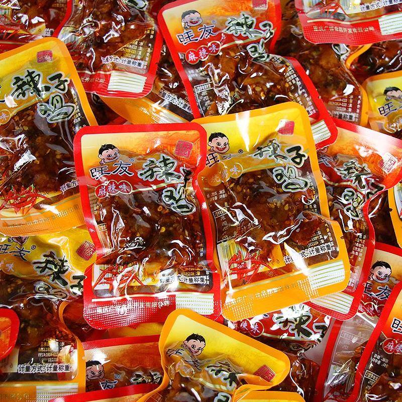 速发现货重庆特产旺友辣子鸡休闲解馋零食独立包装香麻辣烧烤熟食