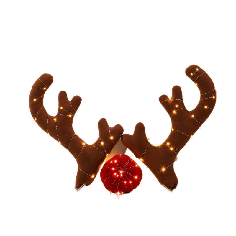 热销圣诞节汽车装饰品发光圣诞鹿角装饰品汽车装饰圣诞节汽车鹿角,节庆用品/礼品,圣诞装饰品,淘宝优惠券,粉丝福利购,淘宝优惠卷