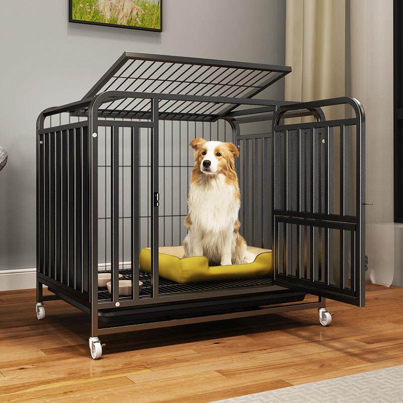 狗笼子大型犬中型犬狗笼带厕所家用室内外金毛拉布拉多笼宠物用品