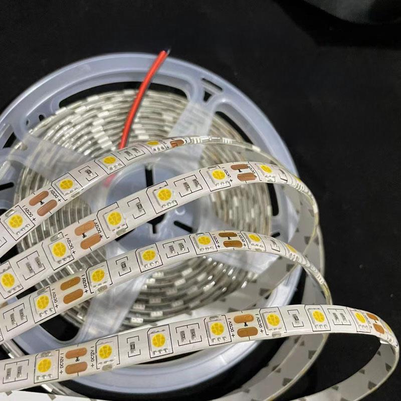 led灯带 12v/24v高亮5050/5630蓝色红灯箱汽车柜台地摊夜市光带条