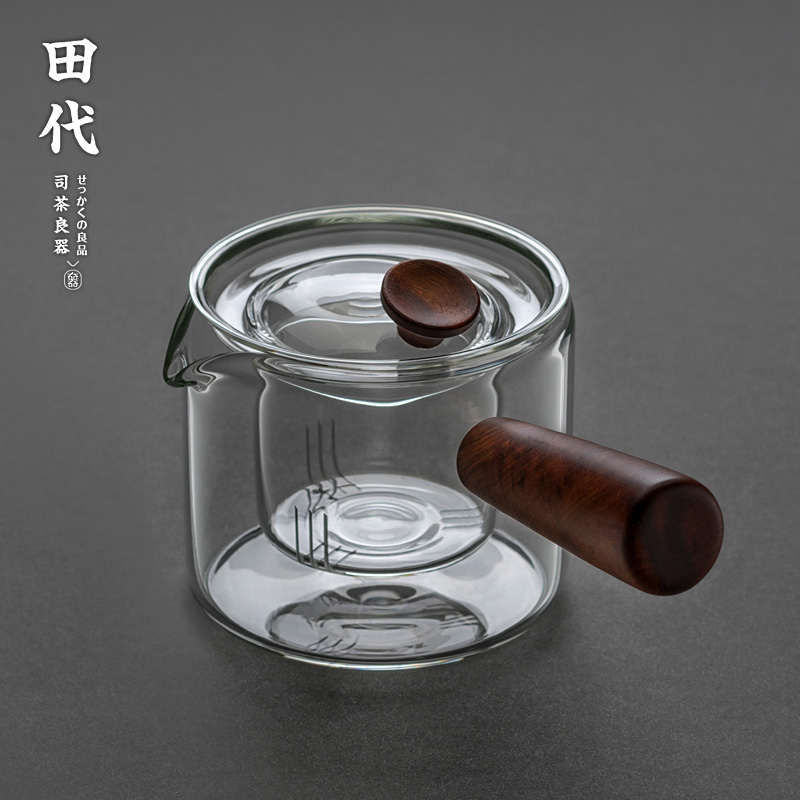 田代玻璃煮茶壶日式功夫茶具带过滤泡茶壶高档办公室电陶炉茶壶