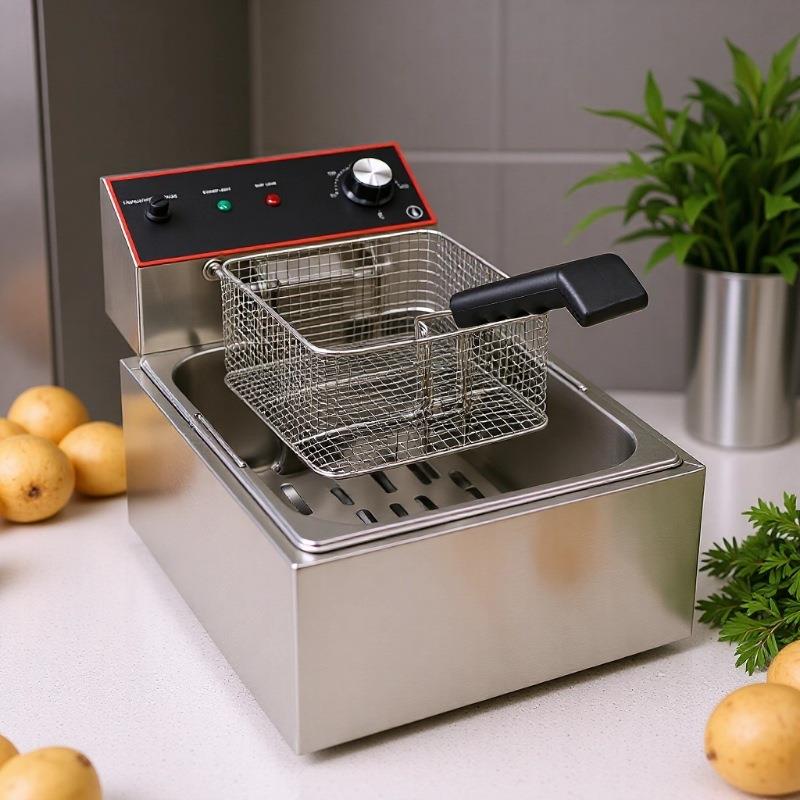 丰越厂家直销ZL11L升不锈钢电炸锅商业厨房设备大容量电炸炉220V