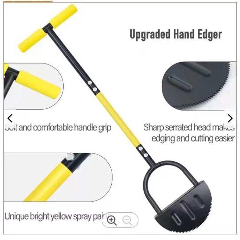 铲修草坪园艺半月形边剪带边 手把器 锯齿 草坪工具边手动修