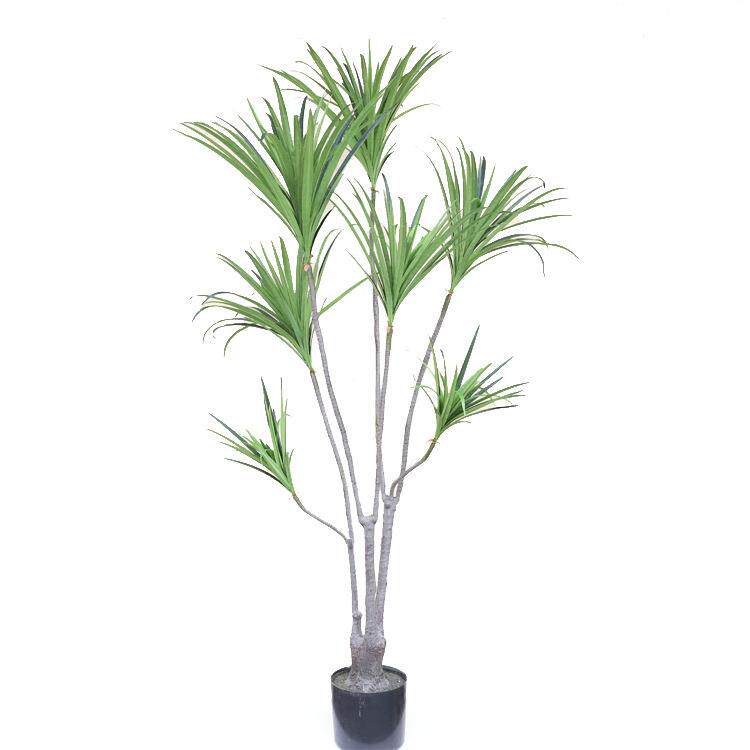 仿真龙血树植物盆栽假绿植摆件仿真铁树庭院景观树真绿植摆件