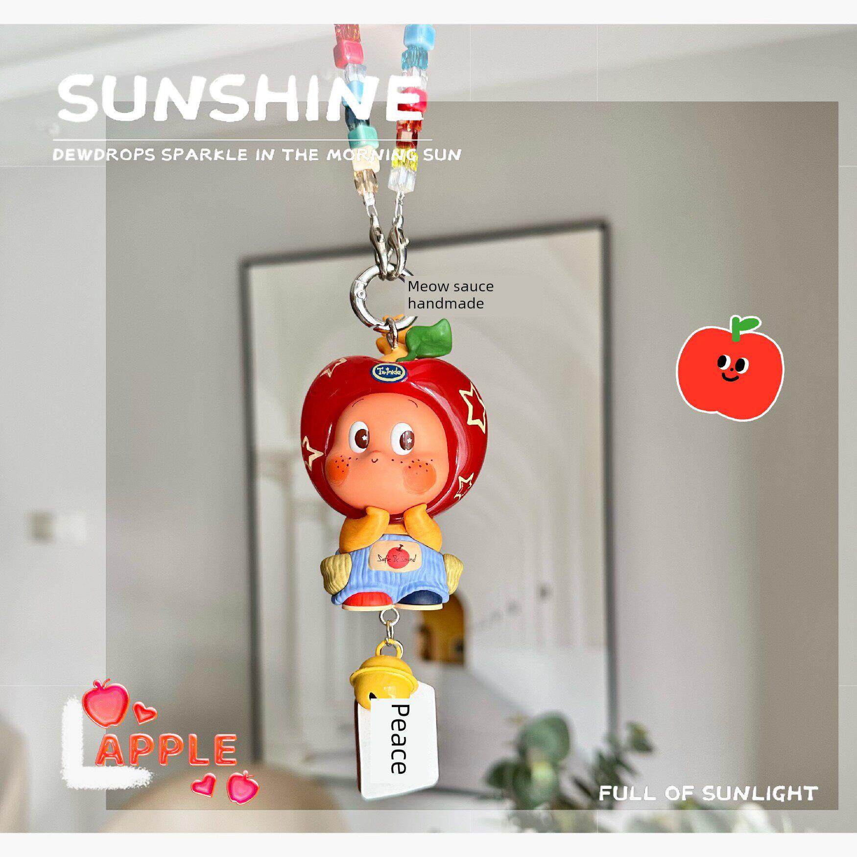 泡泡Mart 123星人系列汽车后视镜装饰高端挂件作为女朋友和的朋友