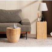 矮凳酒店实木凳树桩服装 店家用简约圆凳沙发椅原木办公凳茶几摆件